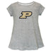 Purdue Boilermakers Short Sleeve Youth Cotton Top Grey