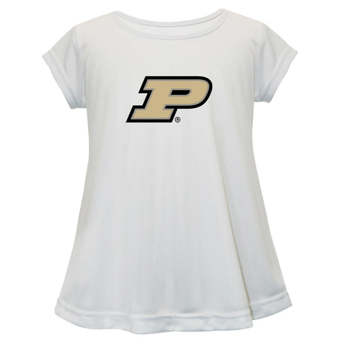 Purdue Boilermakers Short Sleeve Youth Cotton Top White