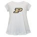 Purdue Boilermakers Short Sleeve Youth Cotton Top White