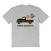 Purdue Boilermakers Hand Sketched Vive La Fete Impressions Truck Kids Grey Cotton T-shirt