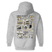 Purdue University Boilermakers Hand Sketched Artwork Cotton Fleece Women Hoodie - Vive La Fête - Online Apparel Store