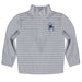 University of Richmond Spiders Embroidered Gray Stripes Quarter Zip Pullover