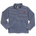 University of Richmond Spiders Embroidered Navy Stripes Quarter Zip Pullover