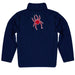 University of Richmond Spiders Vive La Fete Game Day Solid Blue Quarter Zip Pullover Sleeves - Vive La Fête - Online Apparel Store