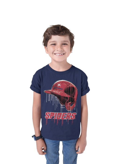 University of Richmond Spiders Original Dripping Baseball Helmet T-Shirt Cotton by Vive La Fete - Vive La Fête - Online Apparel Store