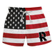 Rose Hulman Fightin' Engineers Vive La Fete Game Day Maroon Flag Swimtrunks V1