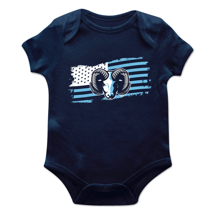 Rhode Island Rams Vive La Fete Infant Game Day Navy Short Sleeve Bodysuit