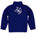 Rice University Owls Vive La Fete Game Day Solid Blue Quarter Zip Pullover Sleeves - Vive La Fête - Online Apparel Store