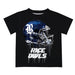 Rice University Owls Original Dripping Football Helmet Black T-Shirt by Vive La Fete