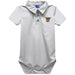 Texas-Rio Grande Valley Vaqueros Embroidered White Solid Knit Boys Polo Bodysuit