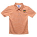 University of Texas Rio Grande Valley Embroidered Orange Stripes Short Sleeve Polo Box Shirt
