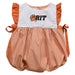 Rochester Institute of Technology Tigers, RIT Tigers Embroidered Orange Gingham Girls Bubble