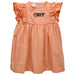 Rochester Institute of Technology Tigers, RIT Tigers Embroidered Orange Gingham Girls Ruffle Dress