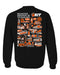 RIT Tigers Hand Sketched Vive La Fete Impressions Artwork Black Crew Neck Sweatshirt for Women - Vive La Fête - Online Apparel Store