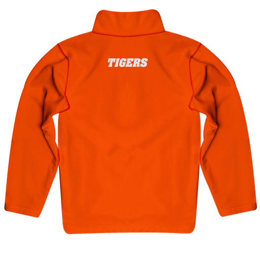 RIT Tigers Vive La Fete Logo and Mascot Name Womens Orange Quarter Zip Pullover - Vive La Fête - Online Apparel Store