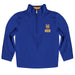 Riverside Highlanders UCR Vive La Fete Game Day Solid Blue Quarter Zip Pullover Sleeves