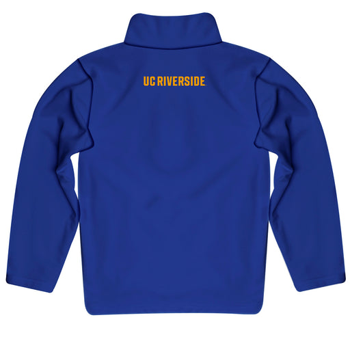 Riverside Highlanders Vive La Fete Logo and Mascot Name Womens Blue Quarter Zip Pullover - Vive La Fête - Online Apparel Store