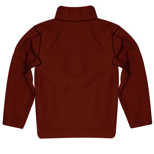 Rowan University Profs RU Vive La Fete Game Day Solid Brown Quarter Zip Pullover Sleeves - Vive La Fête - Online Apparel Store