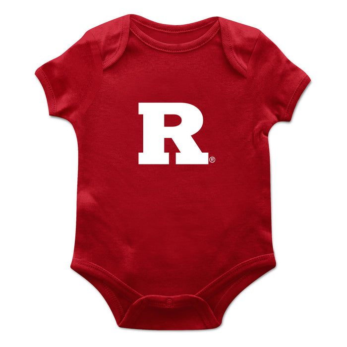 Rutgers Scarlet Knights Cotton Short Sleeve Bodysuit Red