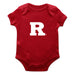 Rutgers Scarlet Knights Cotton Short Sleeve Bodysuit Red