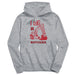 Rutgers State University Scarlet Knights Excavator Heather Grey Cotton Youth Hoodie