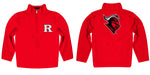 Rutgers State University Scarlet Knights Vive La Fete Game Day Solid Red Quarter Zip Pullover Sleeves - Vive La Fête - Online Apparel Store