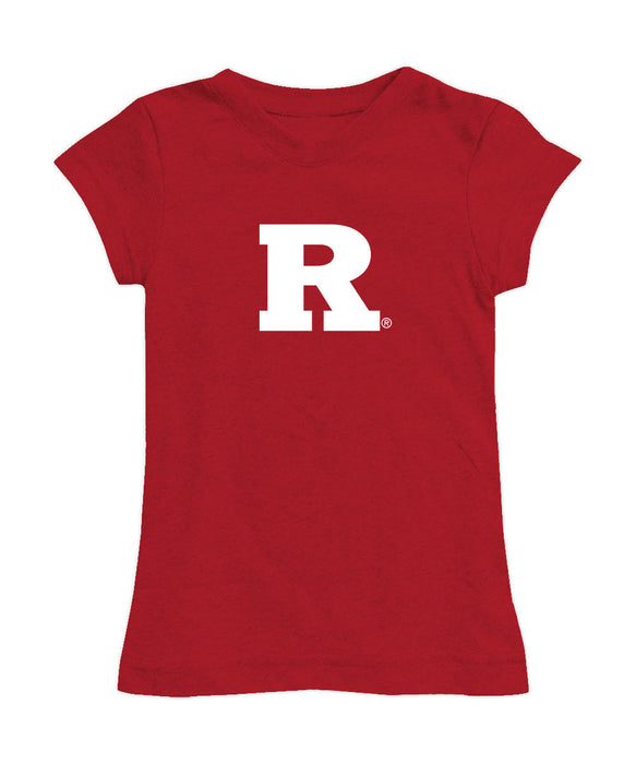 Rutgers Scarlet Knights Girl´s Fitted Cotton T-shirt Red