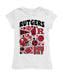 Rutgers Scarlet Knights Girl´s Fitted Cotton T-shirt White