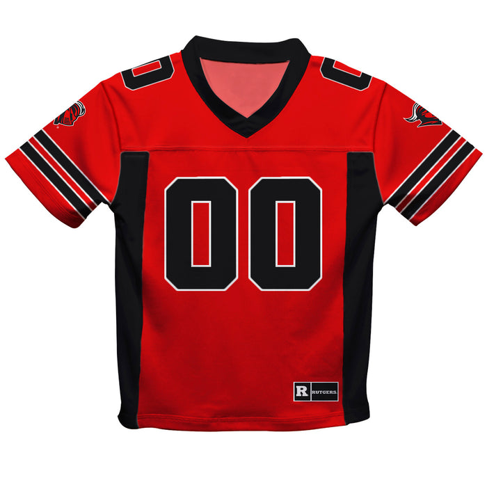 Rutgers State University Scarlet Knights Vive La Fete Game Day Red Boys Fashion Football T-Shirt