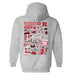 Rutgers Scarlet Knights Hand Sketched Vive La Fete Impressions Artwork Red Cotton Fleece Long Sleeve Hoodie - Vive La Fête - Online Apparel Store