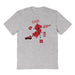 Rutgers Scarlet Knights Hand Sketched Vive La Fete Impressions Icones Grey T-shirt for Women