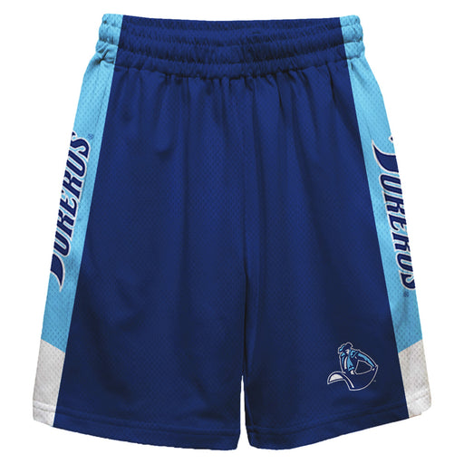 San Diego Toreros Vive La Fete Game Day Navy Stripes Boys Solid Blue Athletic Mesh Short