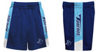 San Diego Toreros Vive La Fete Game Day Navy Stripes Boys Solid Blue Athletic Mesh Short - Vive La Fête - Online Apparel Store