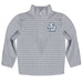 San Diego Toreros Embroidered Gray Stripes Quarter Zip Pullover