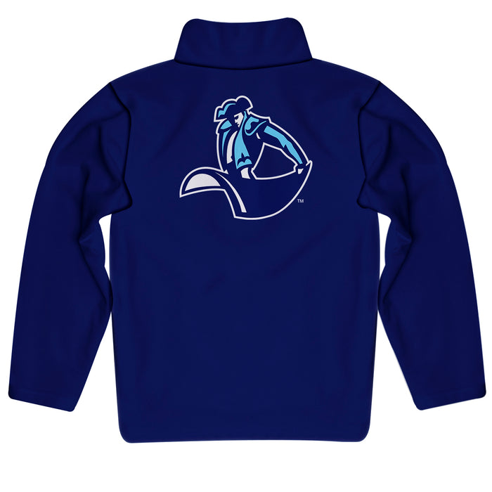 San Diego Toreros Vive La Fete Game Day Solid Blue Quarter Zip Pullover Sleeves - Vive La Fête - Online Apparel Store