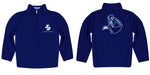 San Diego Toreros Vive La Fete Game Day Solid Blue Quarter Zip Pullover Sleeves - Vive La Fête - Online Apparel Store