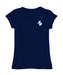 San Diego Toreros Hand Sketched Vive La Fete Impressions Artwork Navy Girls Cotton Short Sleeve Tee