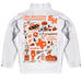 Sam Houston Bearkats Hand Sketched Vive La Fete Impressions Artwork White Boys Quarter Zip Pullover V1 - Vive La Fête - Online Apparel Store