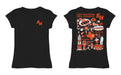 Sam Houston Bearkats Hand Sketched Vive La Fete Impressions Artwork Black Girls Cotton Short Sleeve Tee - Vive La Fête - Online Apparel Store