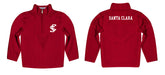 Santa Clara Broncos SCU Vive La Fete Game Day Solid Maroon Quarter Zip Pullover Sleeves - Vive La Fête - Online Apparel Store