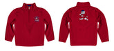 South Carolina State Bulldogs Vive La Fete Game Day Solid Red Quarter Zip Pullover Sleeves - Vive La Fête - Online Apparel Store