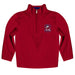 South Carolina State Bulldogs Vive La Fete Game Day Solid Red Quarter Zip Pullover Sleeves