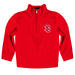 South Dakota Coyotes Vive La Fete Game Day Solid Red Quarter Zip Pullover Sleeves