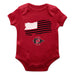 San Diego State Aztecs SDSU Vive La Fete Infant Game Day Red Short Sleeve Bodysuit