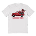 San Diego State Aztecs SDSU Hand Sketched Vive La Fete Impressions Truck Kids White Cotton T-shirt