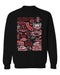 San Diego State Aztecs SDSU Vive La Fete Impressions Black Cotton Crewneck Sweatshirt for Women