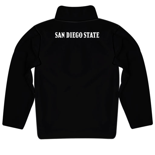 San Diego State Aztecs Vive La Fete Logo and Mascot Name Womens Black Quarter Zip Pullover - Vive La Fête - Online Apparel Store