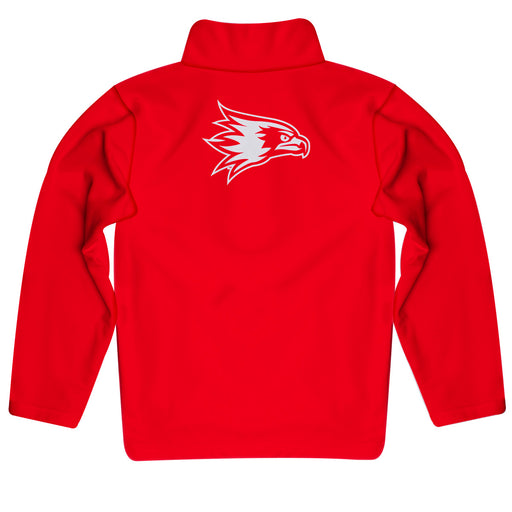 Southeast Missouri Redhawks Vive La Fete Game Day Solid Red Quarter Zip Pullover Sleeves - Vive La Fête - Online Apparel Store