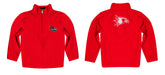 Southeast Missouri Redhawks Vive La Fete Game Day Solid Red Quarter Zip Pullover Sleeves - Vive La Fête - Online Apparel Store