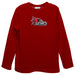 Southeast Missouri Redhawks Embroidered Red knit Long Sleeve Boys Tee Shirt